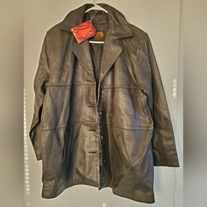 NWT Canyon Outback Leather Goods Inc. Size XL Long Jacket